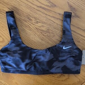 Nike Black Camouflage Sports Bra